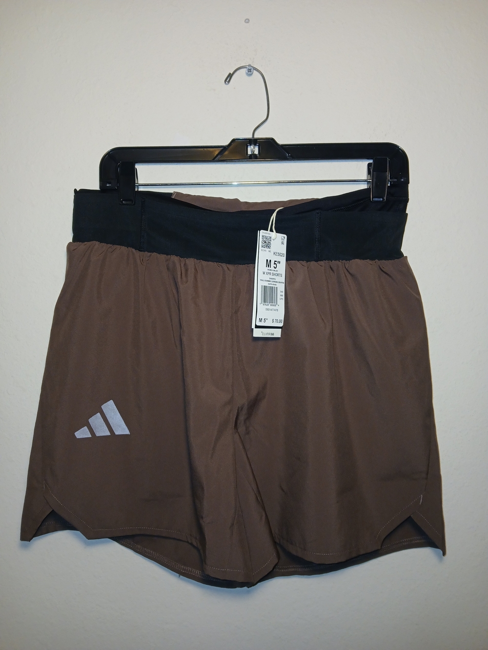Womens Adidas Terrex XPR Clima365 Trail 5" Run Shorts Size M Drawstring KE5020